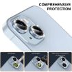 ENKAY AR Anti-reflection Camera Lens Glass for iPhone 15/15 Plus - 3