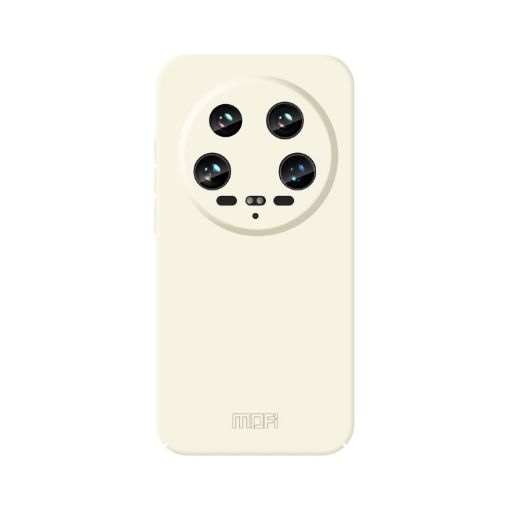 Xiaomi 14 Ultra MOFI Qin Series Beige PC Phone Case - Skin Feel Cover - 1