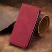 Xiaomi 14 Ultra Red Retro Leather Magnetic Flip Phone Case - 2