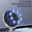 G158 Gray 360 Rotating Metal Phone Stand Magnetic Car Mount - 3