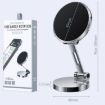 G158 Gray 360 Rotating Metal Phone Stand Magnetic Car Mount - 8