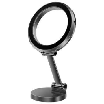 G118 1080 Rotating Magnetic Phone Holder Car Mount - Grey - 1