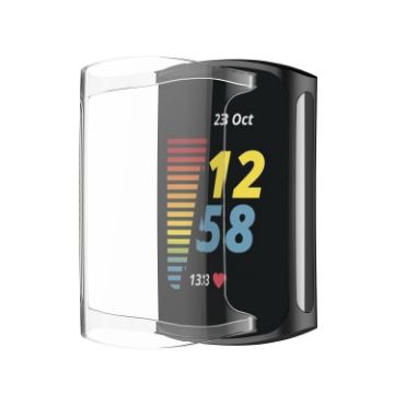 Fitbit Charge 6/5 TPU Shell + Film Integrated Protective Case (Clear) - 1