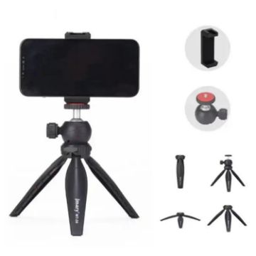 JMARY MT-20 Mini Portable 360 Ball Head Selfie Stick Tripod Holder - 1