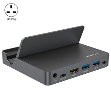 WAVLINK WL-UHP3D01 Type-C Docking Station Multi-Port USB HUB (UK Plug) - 1