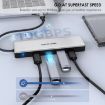WAVLINK WL-UHP3411 10G Hub: 4-in-1 Type-C to 4 USB-C 3.2 Gen2 Adapter - 4
