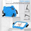 TCL Tab 11 9466x3 Shockproof Tablet Case Sky Blue+Black EVA Hard PC - 3