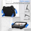 TCL Tab 8 Gen2 2024 Shockproof Tablet Case Black+Blue EVA Hard PC - 3