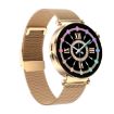 ET490 1.27" Smart Watch Gold - Steel Strap, Bluetooth Call, ECG - 2