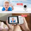 2.8" LCD Baby Monitor with Temperature Detection & 2-Way Voice (EU Plug) - 5