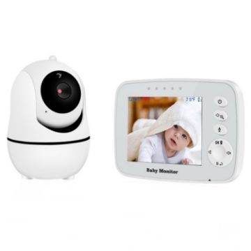 SM32PTA 3.5" Baby Monitor with Two-Way Audio & Night Vision (AU Plug) - 1