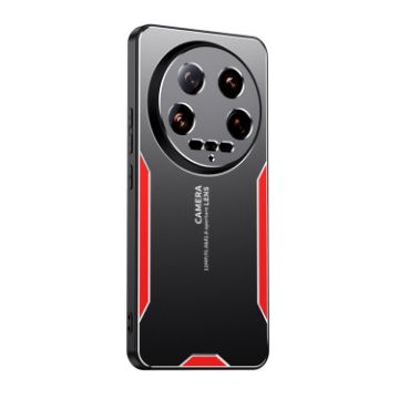 Xiaomi 14 Ultra Blade Series Red TPU Hybrid Metal Phone Case - 1
