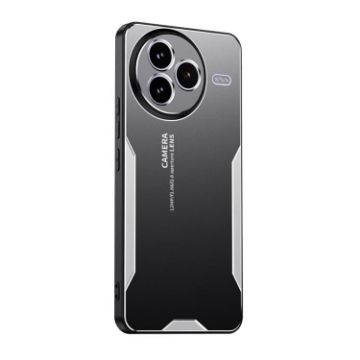 Xiaomi Civi 5 Pro Blade Series Silver TPU Hybrid Metal Phone Case - 1