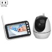ABM200 4.5" Video Baby Monitor with Two-Way Voice & Temp Display (US Plug) - 1