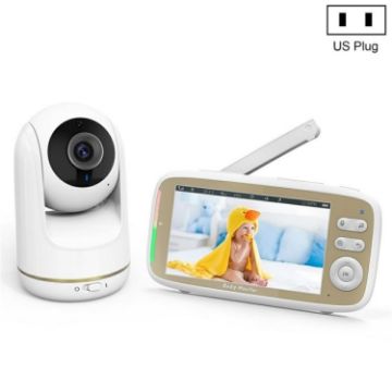 VB803 PTZ HD Baby Monitor with Built-in Lullabies & 5" Screen (US Plug) - 1