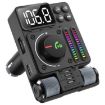 MT01 Car FM Transmitter Bluetooth Adapter MP3 Player Type-C USB Charger - 1