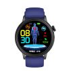ET470 Smart Watch, 1.39" Color Screen, Bluetooth Call/ECG, Blue Strap - 2