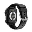 ET570 Smart Watch 1.96" Color Screen, Bluetooth Call/ECG, Black Strap - 4