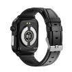 ET570 Smart Watch 1.96" Color Screen, Leather Strap, Bluetooth Call/ECG - 4