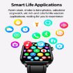 ET570 Smart Watch 1.96" Color Screen, Leather Strap, Bluetooth Call, ECG - 7