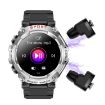 T96 Silver Smart Watch with 1.52" AMOLED Screen & Bluetooth Earphones - 2