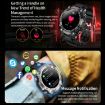 T96 Silver Smart Watch with 1.52" AMOLED Screen & Bluetooth Earphones - 7