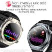 FD02 1.46" Smart Watch, CES Sleep Aid/ECG Detection, Black - 7