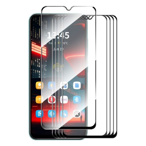 Nokia C22 5pcs ENKAY Full Glue Tempered Glass Screen Protector - 1