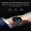 ET485 Smart Watch, 1.43" Color Screen, Steel Strap, Bluetooth Call/ECG, Black - 8