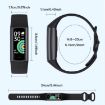 C68L White IP67 Waterproof Smart Bracelet Fitness Tracker - 9