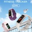 C68L IP67 Waterproof Smart Bracelet - Black Fitness Tracker - 3