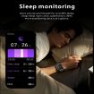 QX11 Smart Watch 1.96" Color Screen, Leather Strap, Bluetooth Call, Black - 4
