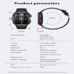 QX11 1.96" Color Screen Smart Watch with Steel Strap & Bluetooth Call - 7
