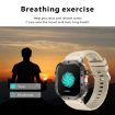QX11 1.96" Color Screen Smart Watch with Milan Steel Strap - Black - 5