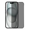 iPhone 15 NORTHJO A++ 28 Privacy Tempered Glass Film Full Glue - 1