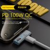 USB-C Male to Type-C + USB3.2 Female 10Gbps OTG Converter PD 100W Adapter - 6