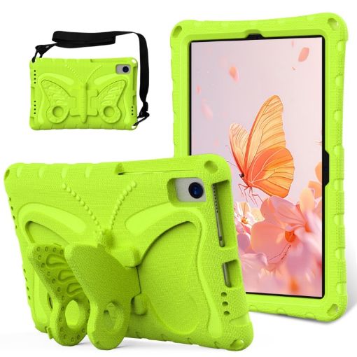 Samsung Galaxy Tab S6 Lite 10.4 Shockproof Case, Butterfly Bracket, Green - 1