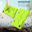 Samsung Galaxy Tab S6 Lite 10.4 Shockproof Case, Butterfly Bracket, Green - 3