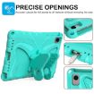 Samsung Galaxy Tab S6 Lite 10.4 Shockproof Case Mint Green Butterfly - 2