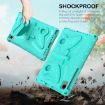 Samsung Galaxy Tab S6 Lite 10.4 Shockproof Case Mint Green Butterfly - 3