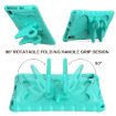 Samsung Galaxy Tab S6 Lite 10.4 Shockproof Case Mint Green Butterfly - 4