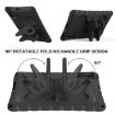 Samsung Galaxy Tab S9 11 X710 EVA Shockproof Case Black Butterfly Bracket - 4