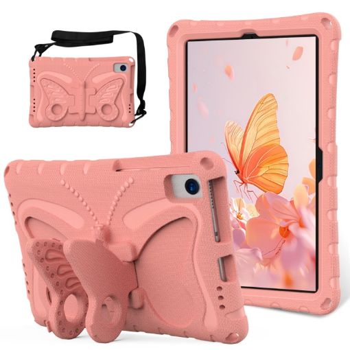 Samsung Galaxy Tab A7 T500 10.4 Butterfly EVA Shockproof Case Pink Orange - 1