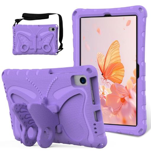 Samsung Galaxy Tab A7 T500 10.4 Butterfly EVA Shockproof Case Purple - 1