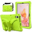 Samsung Galaxy Tab A7 T500 10.4 Case, Butterfly Bracket, Shockproof, Green - 1