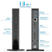WAVLINK UG69PD5 USB-C Dual 4K Docking Station, US Plug, 60Hz Adapter - 2
