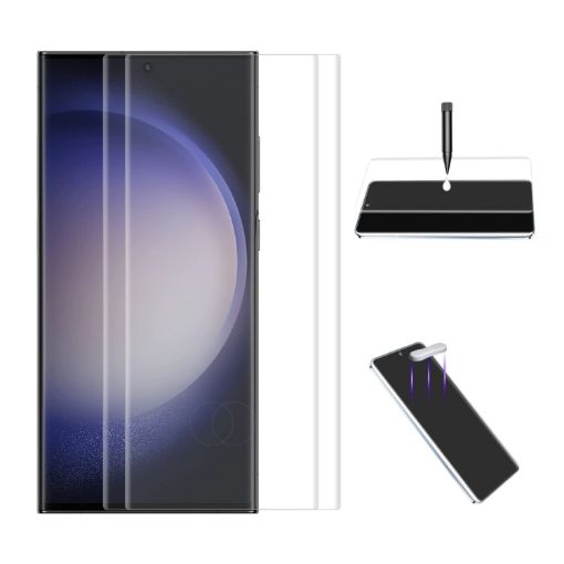 Samsung Galaxy S23 Ultra 5G ENKAY Hat-Prince Tempered Glass 2pcs Film - 1