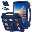 iPad Pro 13 2024 Kids EVA Shockproof Case with Handle & Kickstand Navy - 1