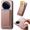 Xiaomi 14 Ultra Pink Magsafe Card Bag PU Back Cover Phone Case - 1
