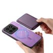 Xiaomi 14 Ultra Retro Magsafe Card Bag PU Phone Case - Purple - 4